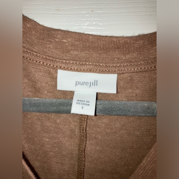 Pure J Jill Organic Cotton and Hemp Button Front Duster Cardigan Size small - Picture 3 of 5